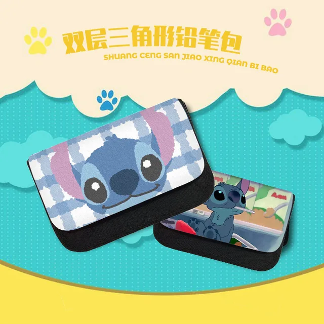 Anime Disney Stitch Large Capacity Portable Pencil Case Cartoon Waterproof  Students Stationery Pencil Pouch School Supplies - AliExpress