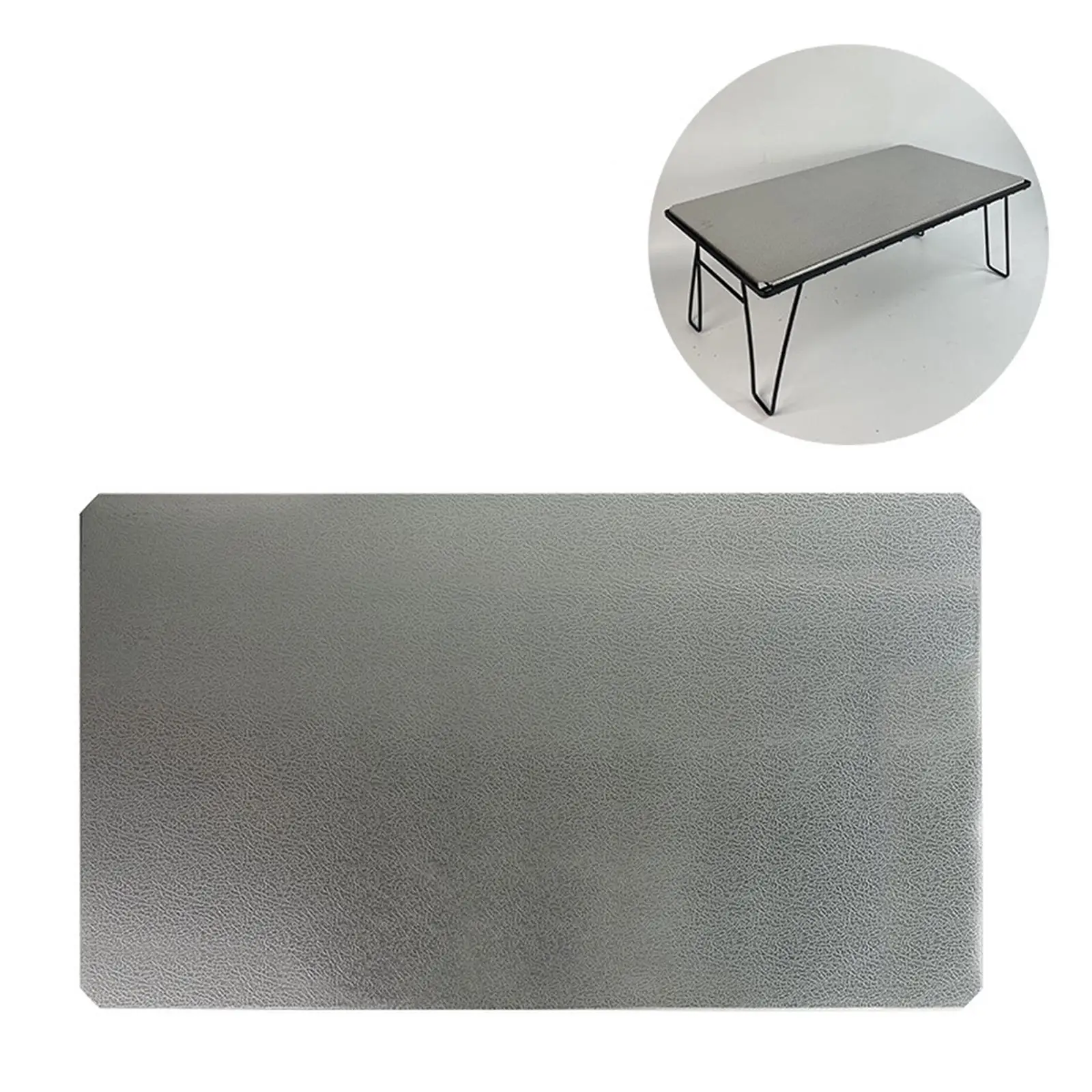 Foldable Table Camping Table Board Sturdy Splicing Stainless Steel for Hiking Party Picnic Fishing Mountaineering