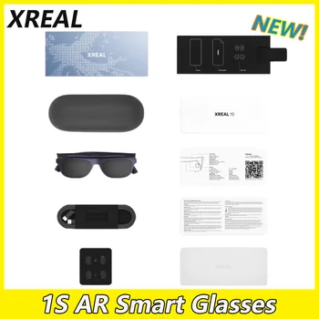 Occhiali Smart AR XREAL 1S con Schermo HD da 500 Pollici, 3DoF, Visualizzazione 3D Nativa per iPhone, Mac, Switch, PS5, Cinema Privato