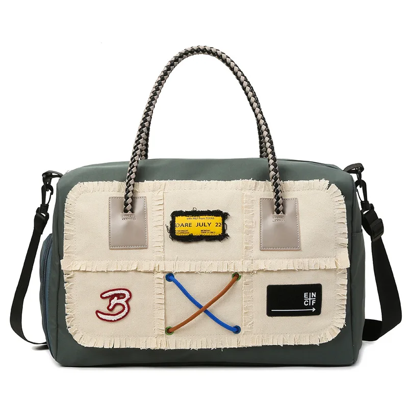 2024 New Travel Women Travel Bags Bag for Women's Leisure Large Capacity, Dry and Wet Separation Fitness Bag Single Crossbody