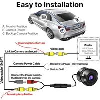 Car reversing camera 18.5CCD high-definition night vision reversing monitoring automatic parking - Image 5