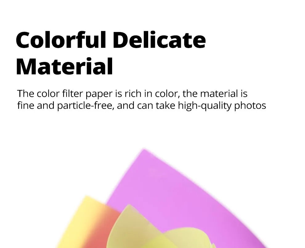 12"x 12" 30x30cm 22pcs Color Correction Gels Set Color Gel Filter Film + Carryin