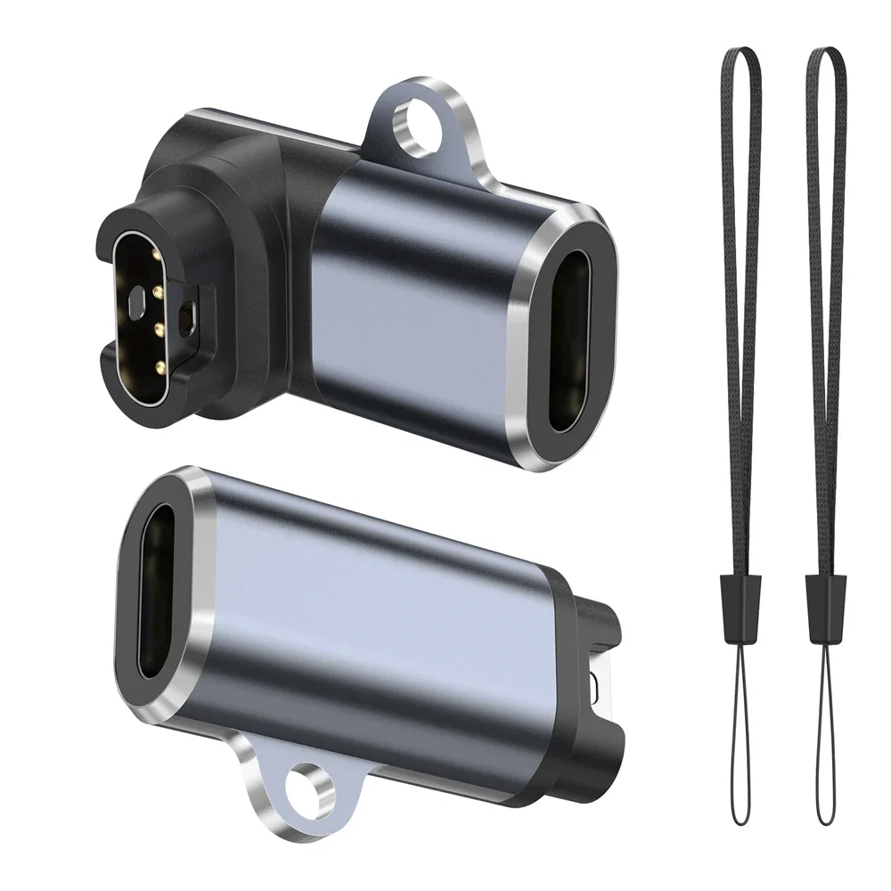 Adaptateur de chargeur de Type C pour convertisseur Garmin Fenix 7 6 6X 5S 5X Plus/Instinct 2/Venu 2/Vivoactive 4 3/Forerunner 965 955 945 935