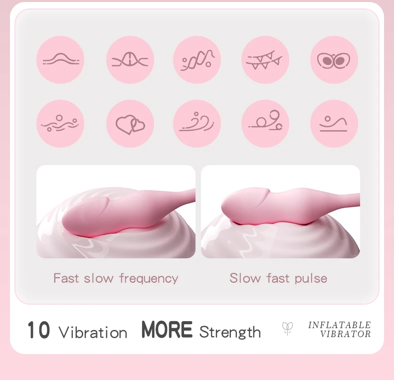 Suction Cups Vibrators Woman with Control Vibrating Magic Wand Dildo Thrusting Inflatable Real Dildo Sex Toy Fox Lesbian Toys