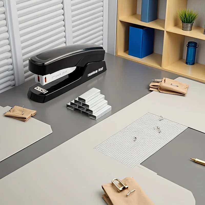 Professional Durable Stapler with 1000 Nails Binding up to 25 Sheets Paper Office And Study Stationery Essential - 5