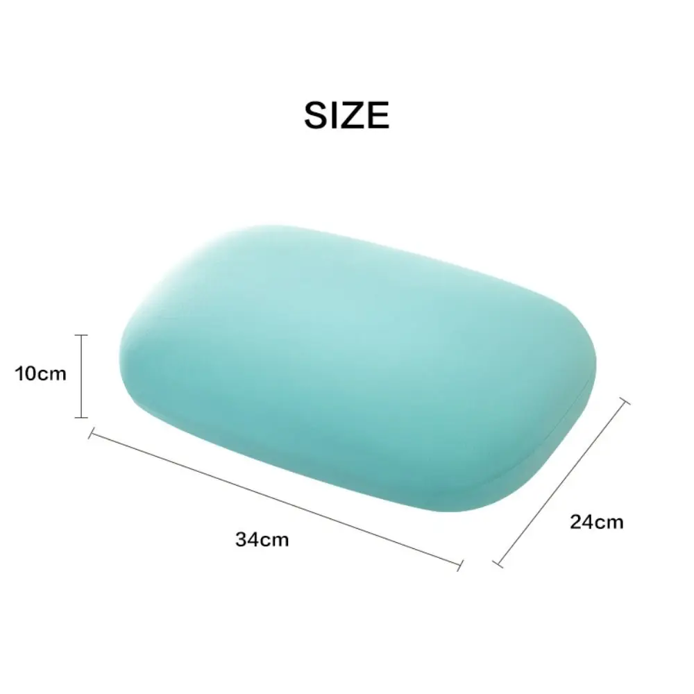 Portable Sponge Nap Pillow Soft Macaron Color Neck Pillow Cervical Support Multifunction Travel Sleeping Pillow Office Supply