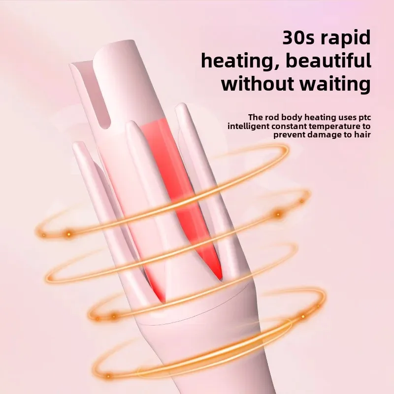 Automatic Curling Iron Electric Rotating Hair Damage-Free Big Wave Curling Electric Negative Ion Hair Iron For Home Use