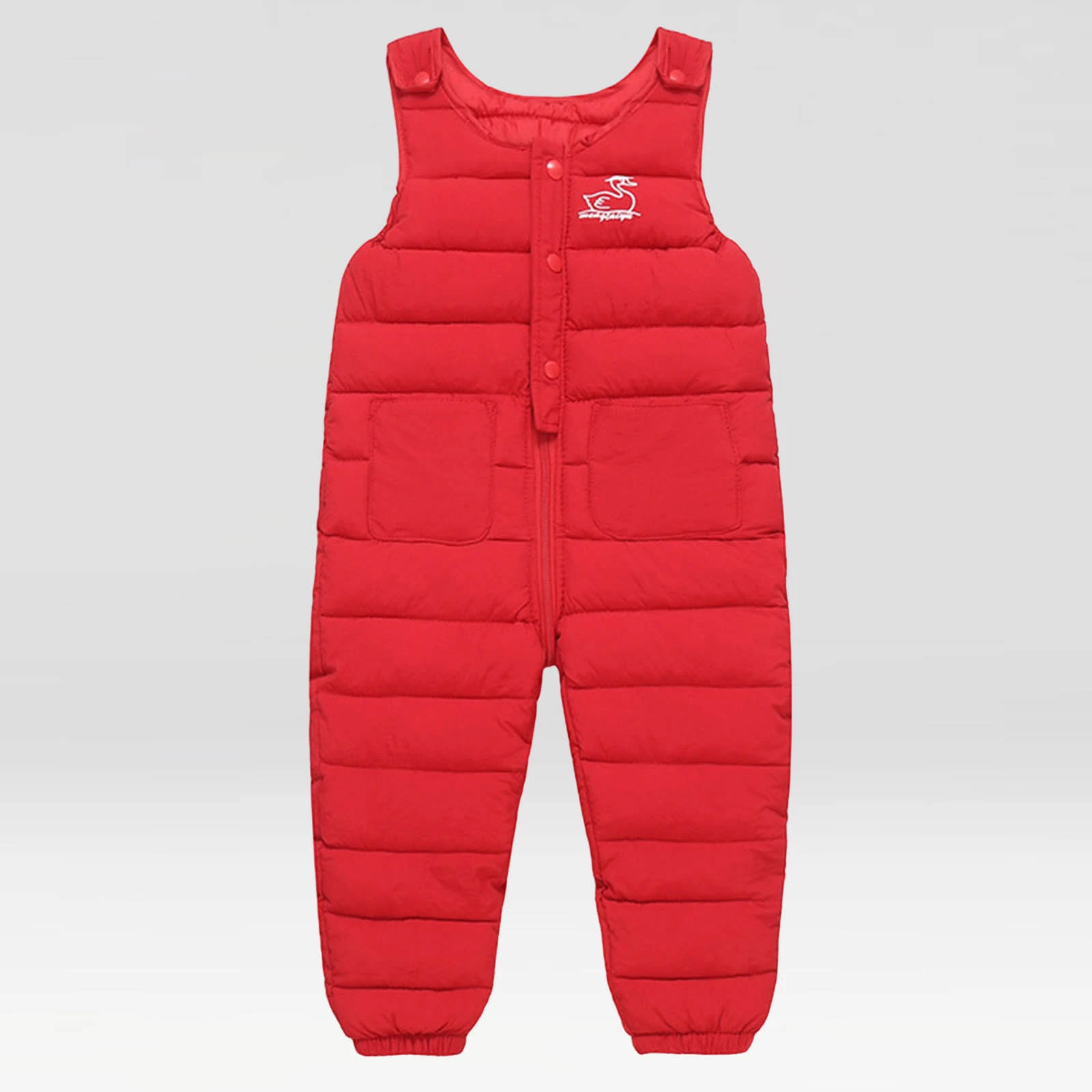 Winter Infant Kids Overalls Autumn Boys Girls Thick Pants Baby Warm Jumpsuit Outdoor Padded Trousers Children Ski Down Overalls