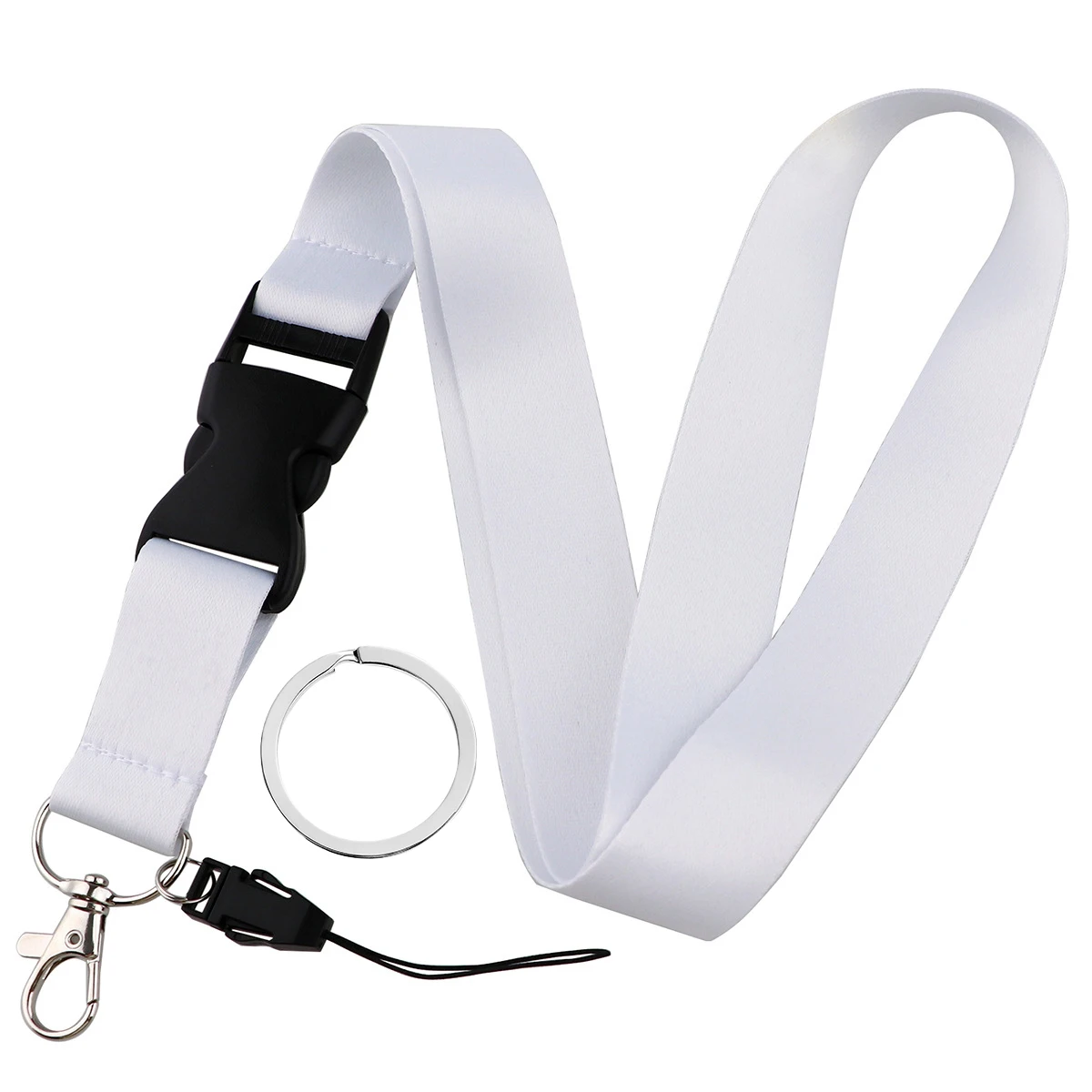 Fashion Mobile Phone Lanyard Pure Color Neck Strap Credencial Teacher Lanyard For Keys Id Card Holder Pass Key Ring Accessories Image 5