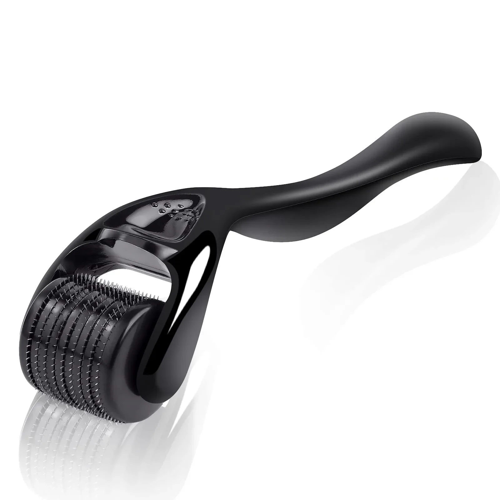 Derma Roller 0.2/0.25/0.3 Black 540 Derma Roller Hair Growth With Titanium Professional Microneedle Roller for Man Beard Regrowth Facial Care