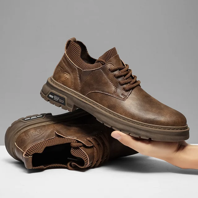 편안함과 스타일을 兼備한 럭셔리한 남성용 레트로 비즈니스 포멀 가죽 신발