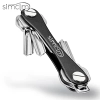 50pcs customized products Personalized keysmart keychains black Fashion key organizer