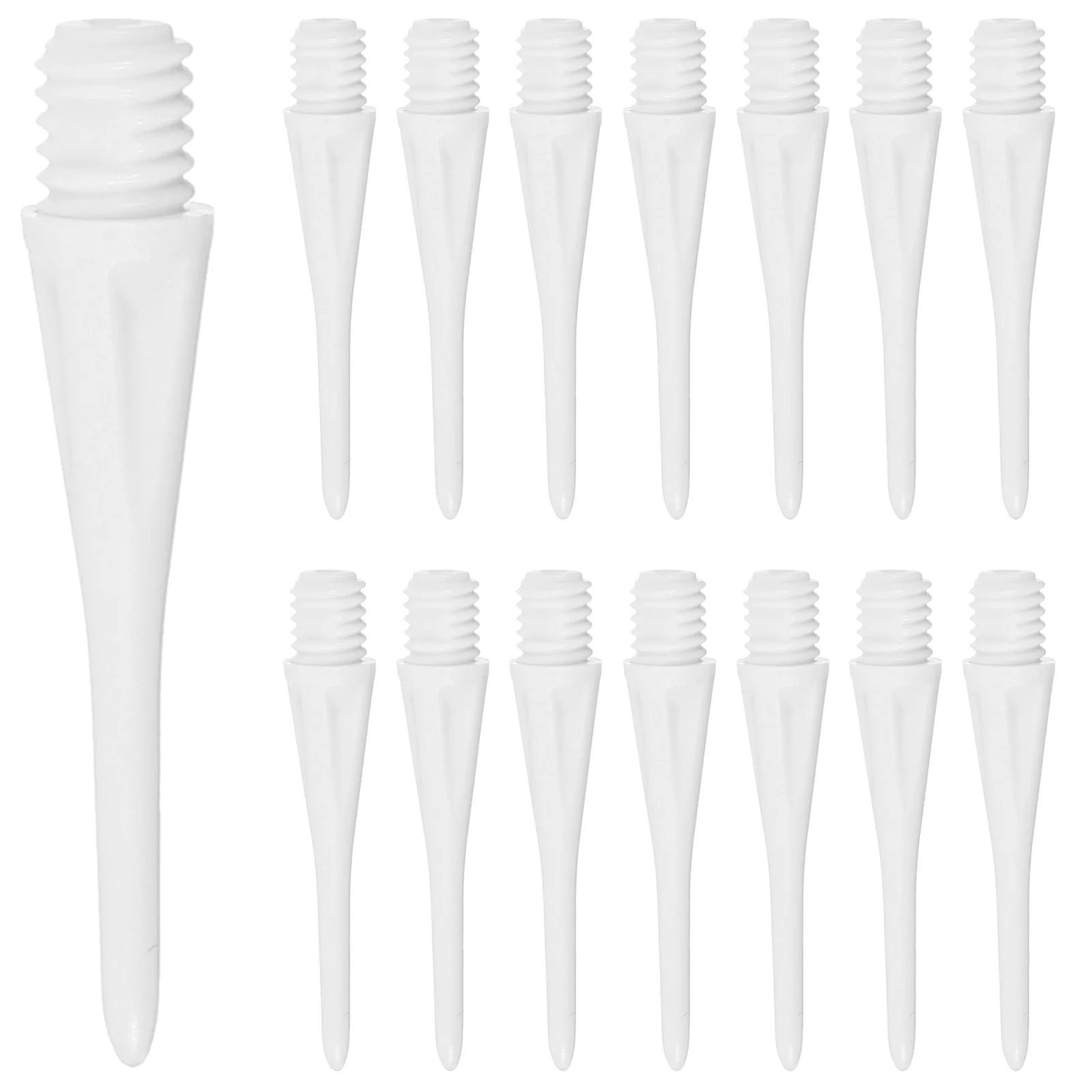 50 Pcs Soft Dart Head Replacement Points Flight Major Accessories Plastic Professional