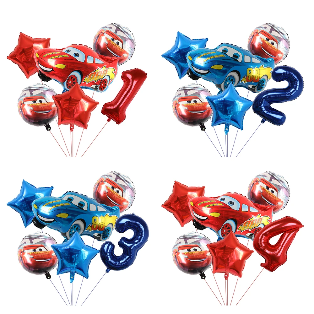 

Воздушные шары из мультфильма «Тачки», 6 шт.
