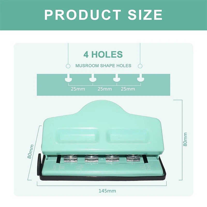 Mushroom Hole Punch 12 Holes Puncher Disc-bound Notebook And Journals  Accessories A4/a5/a6/a7/b5 H Planner Binding Supplies - Hole Punch -  AliExpress