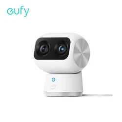 eufy Security Indoor Cam S350 Dual Cameras 4K UHD Resolution Security Camera 8× Zoom 360° PTZ Human/Pet AI Wifi Surveillance cam