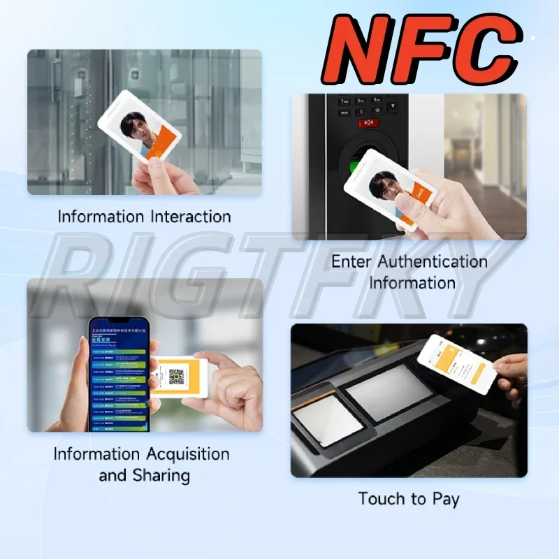 E ink Picture Display Tags Passive NFC-Powered Nameplates 3.7inch E-Paper Price Labels Business Badges Employee badges Battery Free