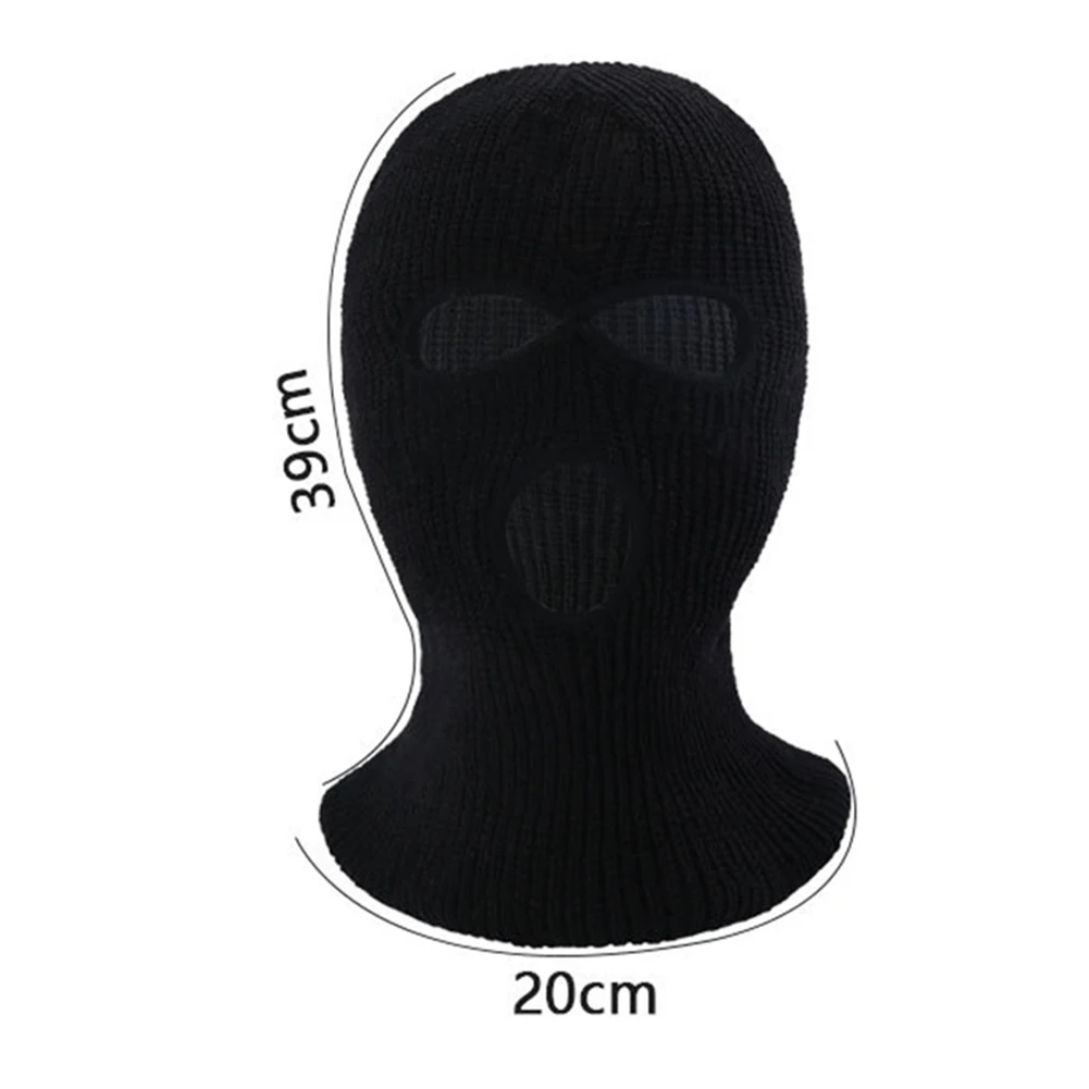 

Winter Sports Scarf with 3 Hole Ski Helmet for Men Protects Face Neck and Ears Recommended for Outdoor Activities