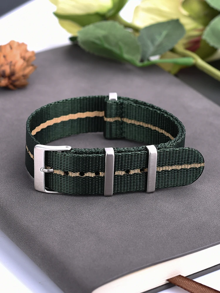 Heavy Duty Military Nylon Watch Strap - Rugged Army Sport Band