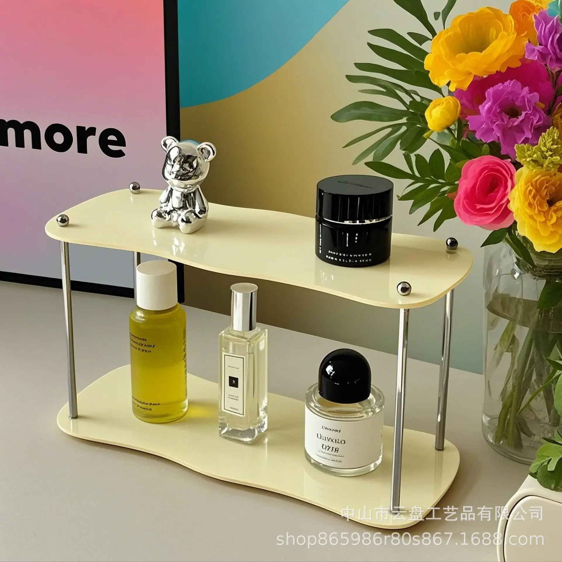 2-Tier Acrylic Display Shelf 3