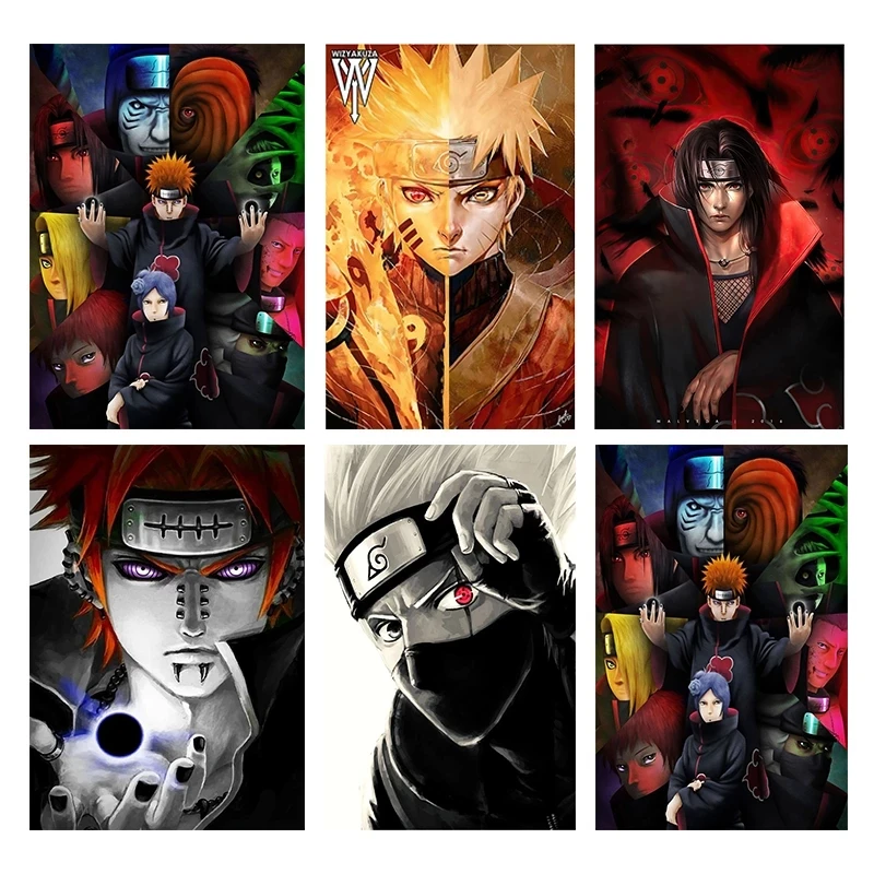 Картина для алмазной вышивки Bandai DIY 5D постер японское аниме Naruto мозаика детской