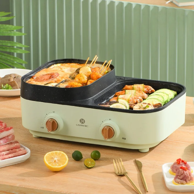3L Electric Hot Pot Yuanyang Pot Multifunction High Capacity Electric