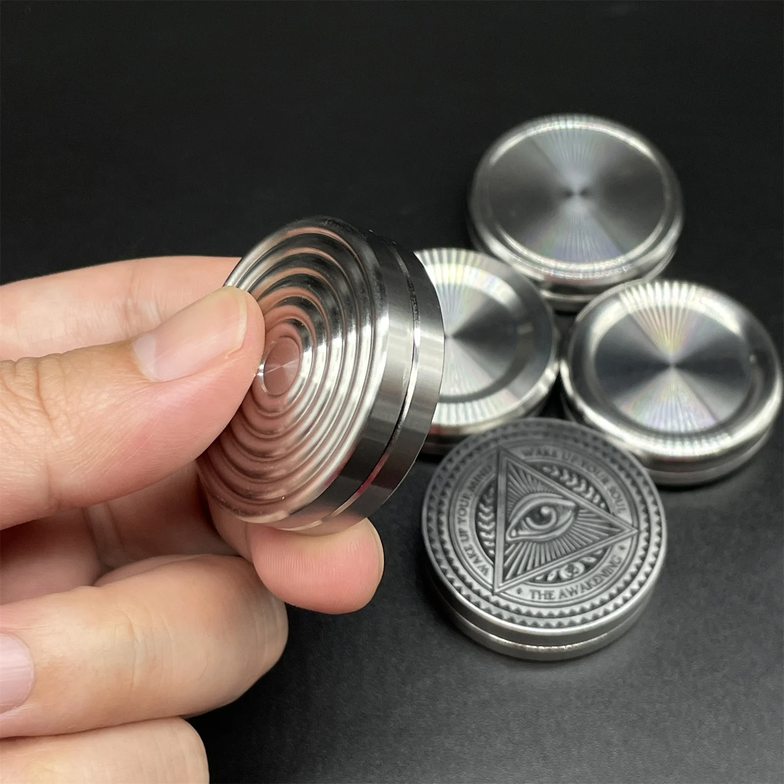 Magnetic Haptic Coins Anti Stress Toys Adult EDC Metal