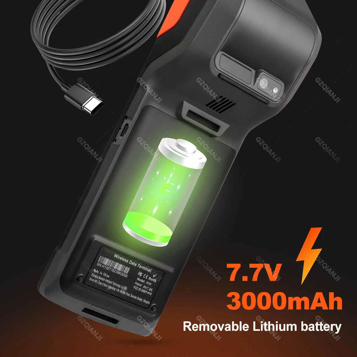 4G Android 14 Upgrade POS Terminal with NFC Handheld Thermal 58mm pos Printer 1D 2D Barcode Scanner All in One for Business