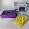 Children Time Board Puzzle Toy Shape Matching Popup Tray Toy Set with Timer Children Shape Cognitive Education Palything 3