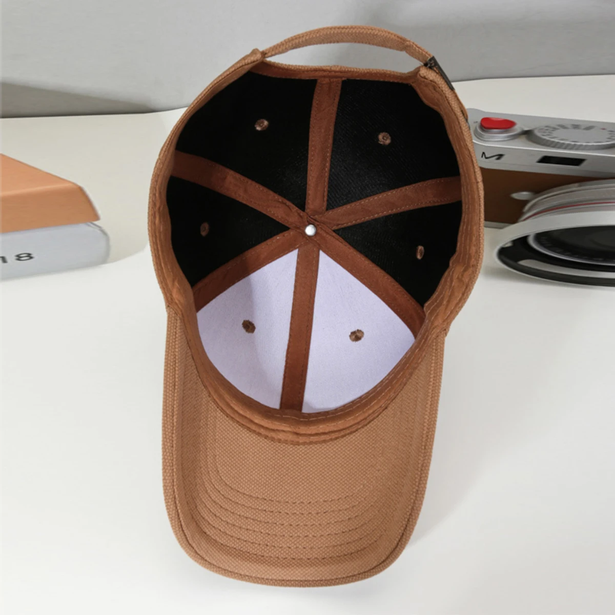 Men's Hat 2025 New Style, Enlarged and Deepened for Large Head Circumference, Baseball Cap That Makes the Face Look Smaller, Blank Duckbill Cap, Fashionable and Versatile