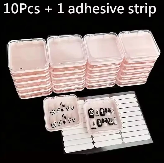 Nagelbox-Organizer – 8 Transparente Boxen Zum Sortieren Von Nagelzubehör, Schmuck & Kleinkram
