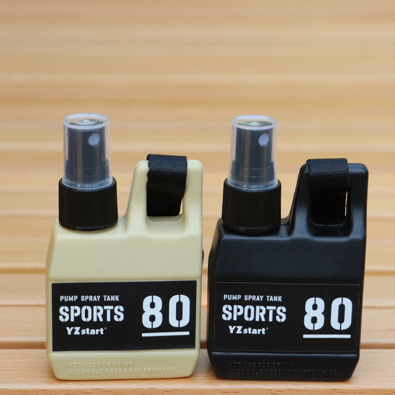 80ml Outdoor Camping Portable Pump Refillable Spray Bottle Empty Cosmetic Containers Atomizer Bottle Travel