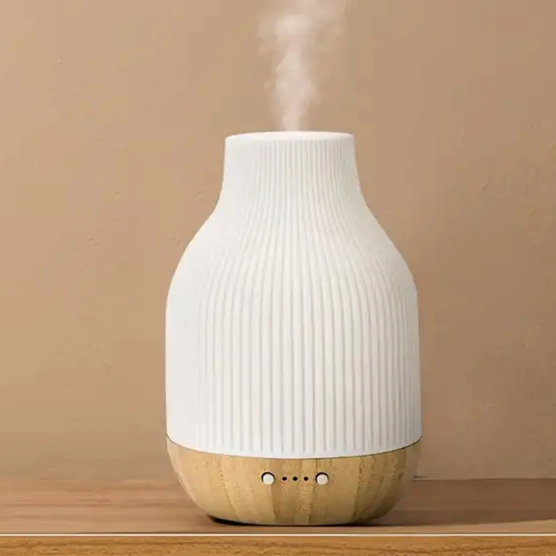 White Ceramic Essential Oil Diffuser Ultrasonic 180ml Humidifier Air  Purifier Aromatherapy Fragrance Diffuser Scent Machine