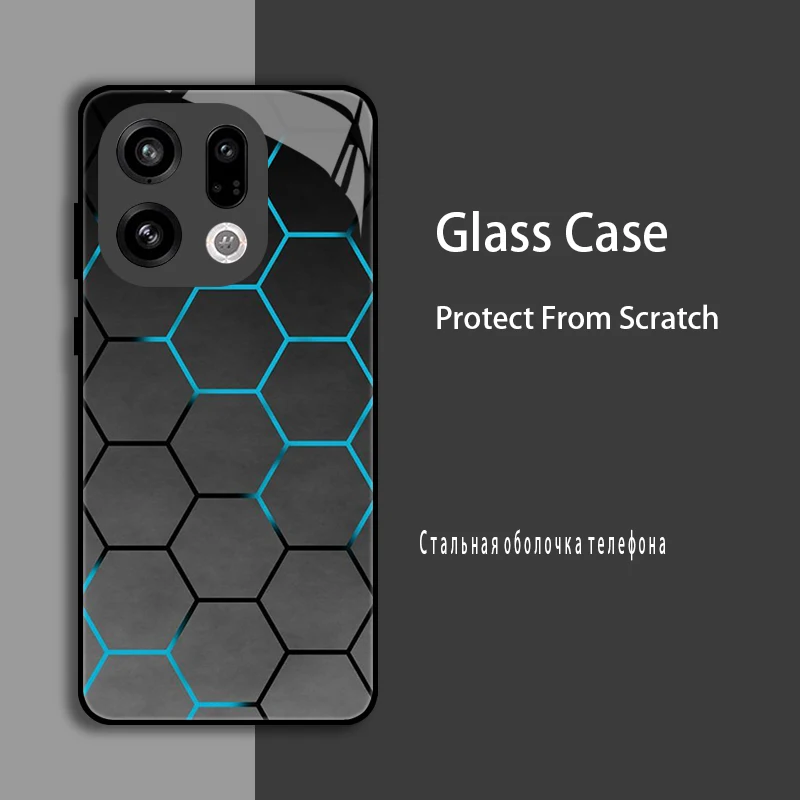 Enhanced Shockproof Tempered Glass Protective Case Cover with Bumper