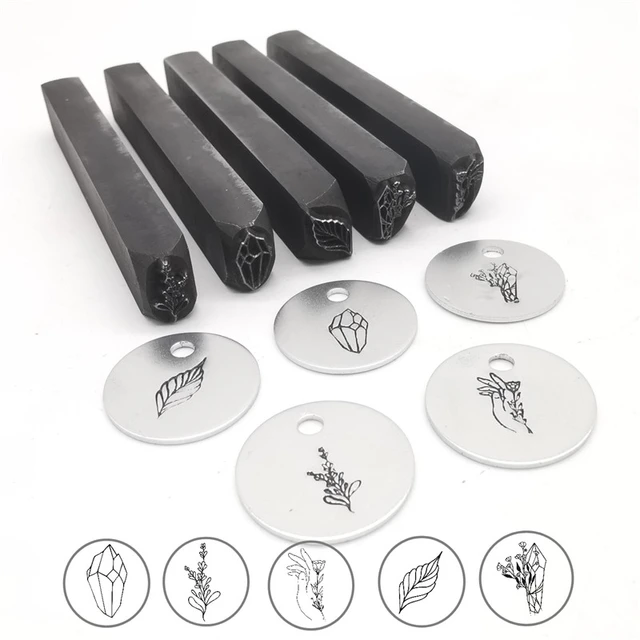 Customized Logo Symbol Metal Punch Metal Stamping Kit Metal Stamping Tool  for Jewelry Puncher Personalized Alphabet DIY Handmade