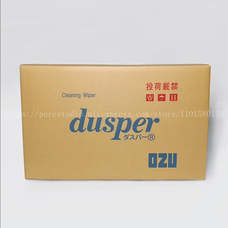 OZU cleaning wiper，DUSPER dust-free wipe K-3，8X30cm long fiber cleaner for Optical lens/Microscope/computer screens/glasses K3