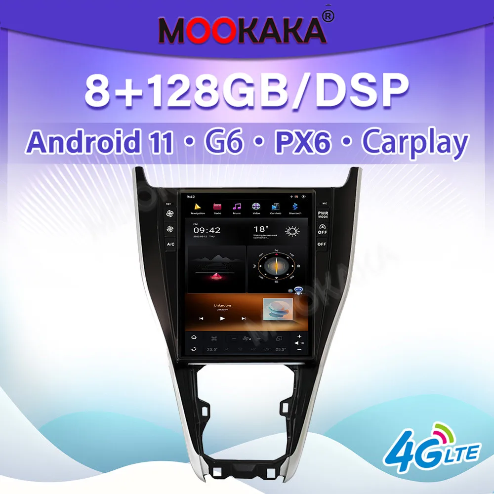 

128GB Android 11 For Toyota Harrier 2013-2018 G6 PX6 Car Stereo Radio Multimedia Player GPS Navigation Auto Audio Head Unit DSP