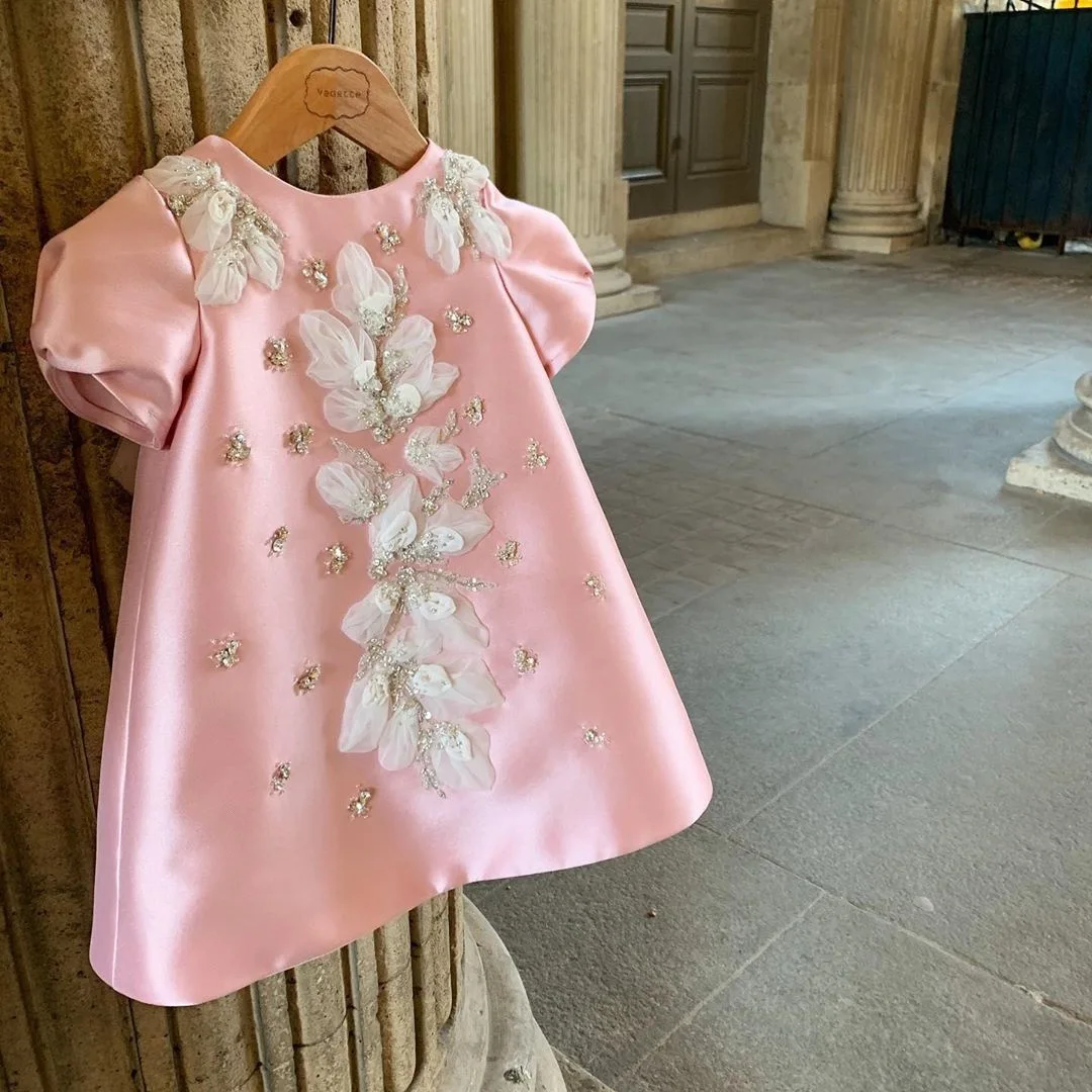 Children Party Dresses Flower Princess 1 Year Birthday Dress For Baby Girl  Party Wedding Kid Girls Ball Gown Baby Baptism Dress - AliExpress 1501