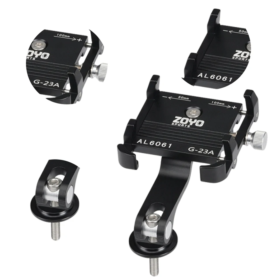 Adjustable Bike Phone Mount with Anti Shake Design