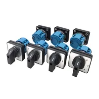 Electric 2/3/4 Position 8 Terminals Rotary Cam Changeover Switch 500V 20A LW28-20 2