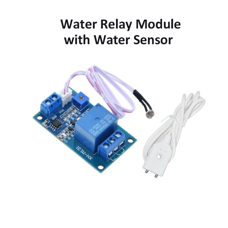 

5V 12V 24V Water Detector Relay Module Water Leakage Detection Device Water Leak Sensor Water Leakage Alarm