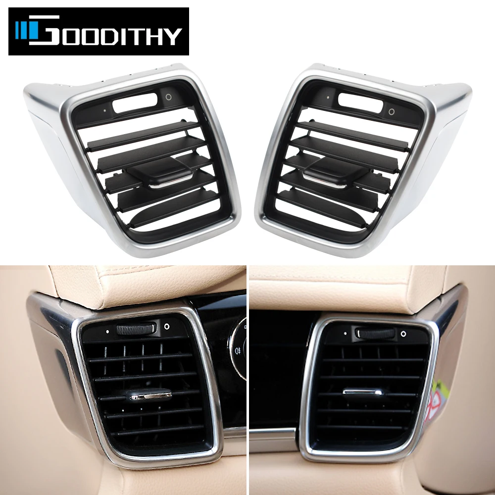 Car Interior Front Console Left Right Air Conditioner AC Vent Grille Panel Outer Frame Trim For Porsche Panamera 2010-2016