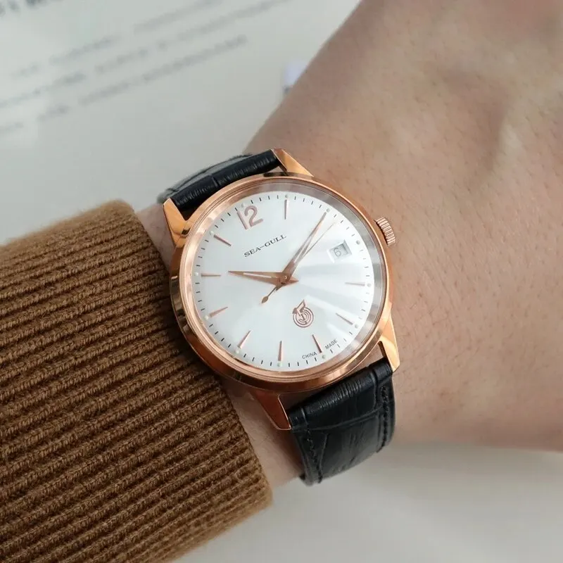 ساعة يد ميكانيكية أوتوماتيكية من Seagull ، ساعة كل...
