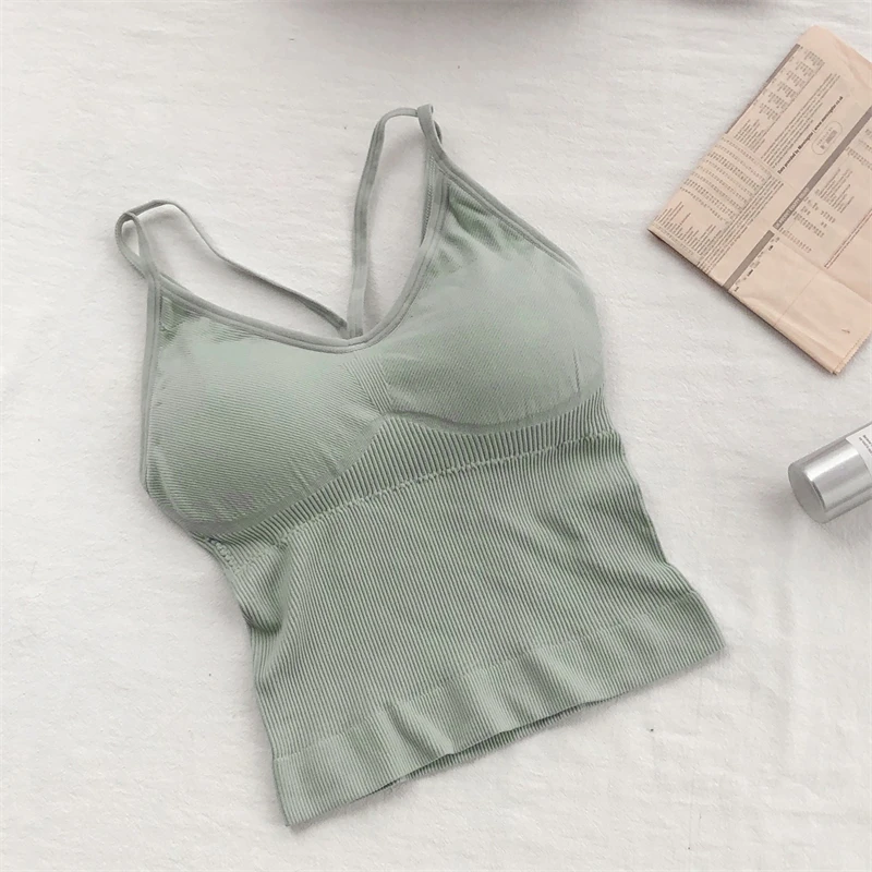 Ladies Push Up Bras Comfortable Sexy Tops Women's Beauty Back Camisole