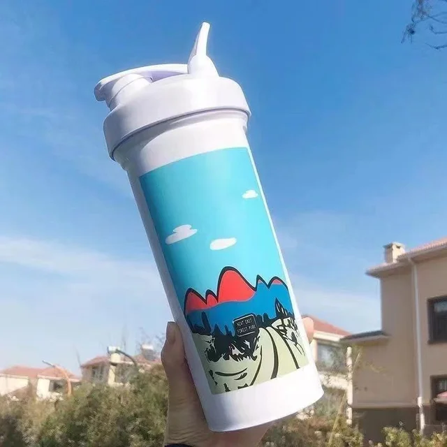 High Quality Protein Shaker Water Bottles Whey Protein Shaker Gym Durable Graduated Shaker Sport Shake Cup Sports Water Bottles 6