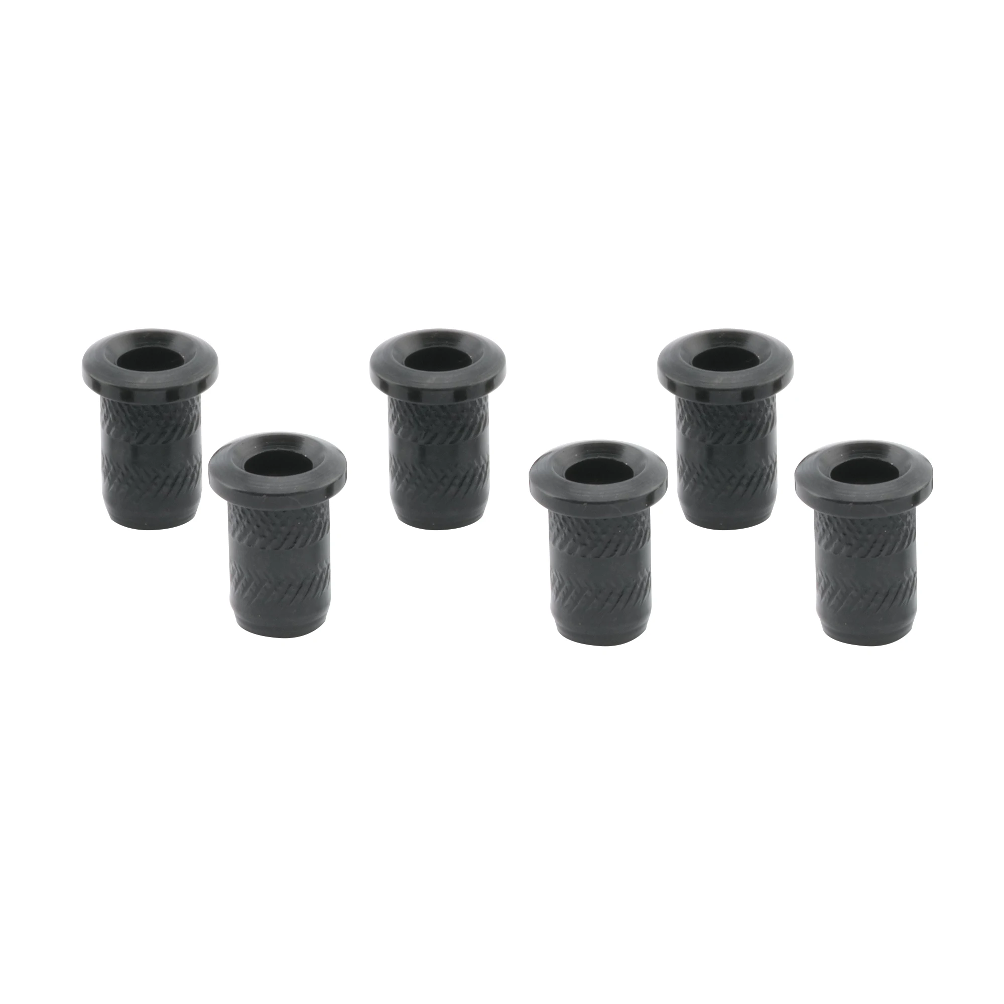 

Musiclily Pro 4mm Steel Top Mounting String Ferrules for Electric Guitar, Black (Set of 6)