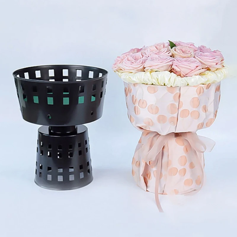 Bouquet Packaging Liner Base Fresh Flower Packaging Flower Package Plastic Package Flower Bouquet Base Package Flower Artifact 2