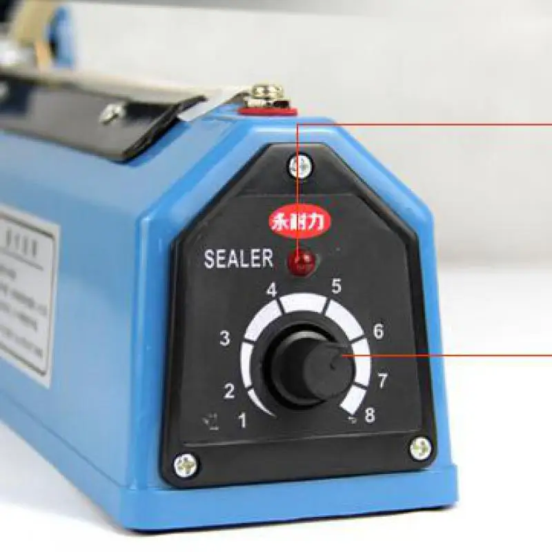 40cm Impulse Bag Sealer Manual Pouch Sealing Machine 16 inch length Hand Press Aluminum Plastic Heat Electric Heating Sealer
