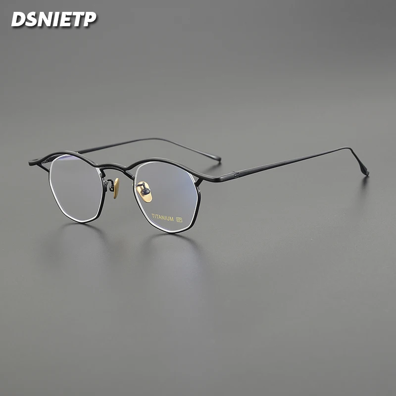 Vintage reine Titan Lesebrille Männer Retro Anti Blaulicht verschreibung pflicht ige Myopie Brille Frauen photo chrome Hyperopie Brillen