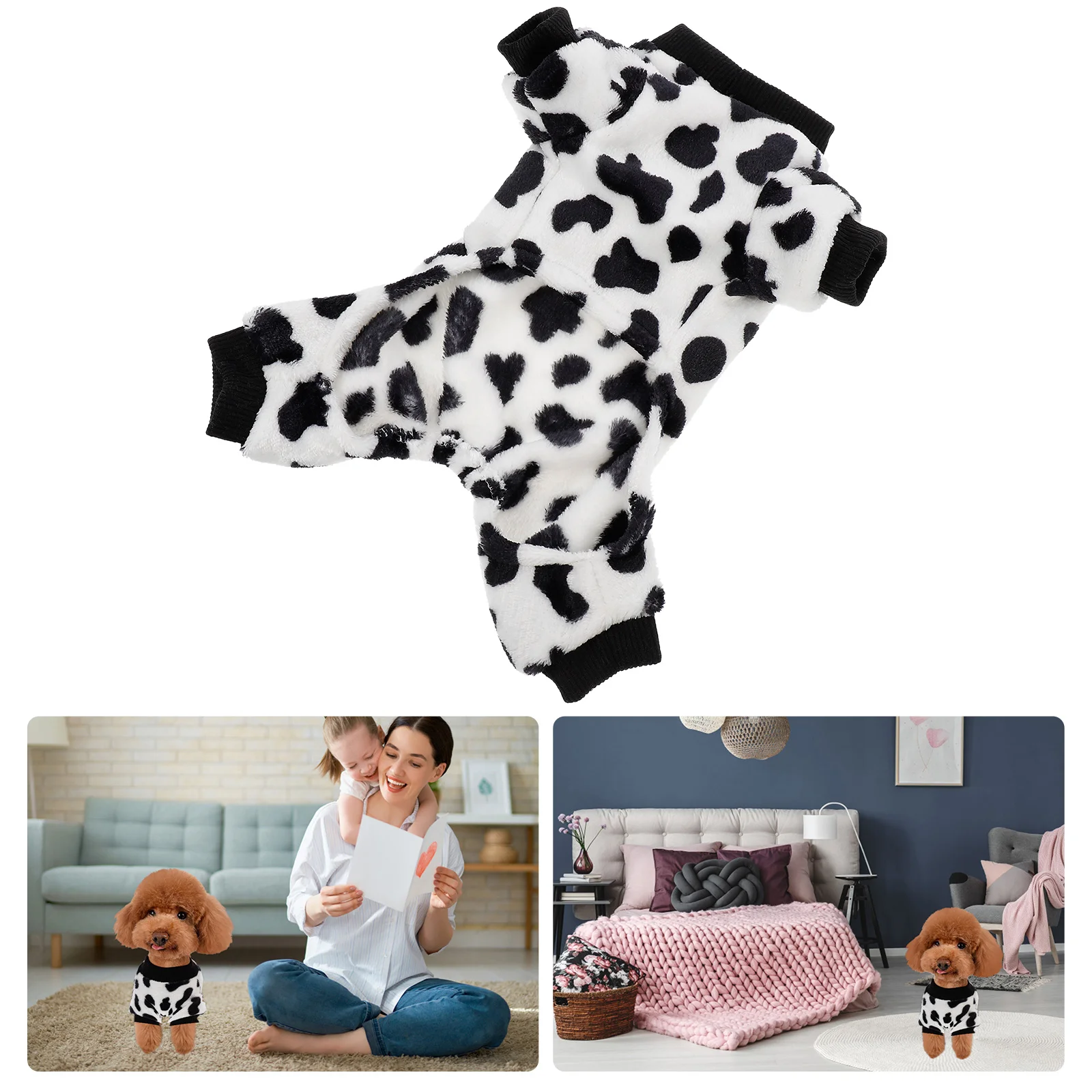 

Boys Christmas Shirt Pet Costume Dog Autumn Winter Clothes Keep Warm Coat Women's